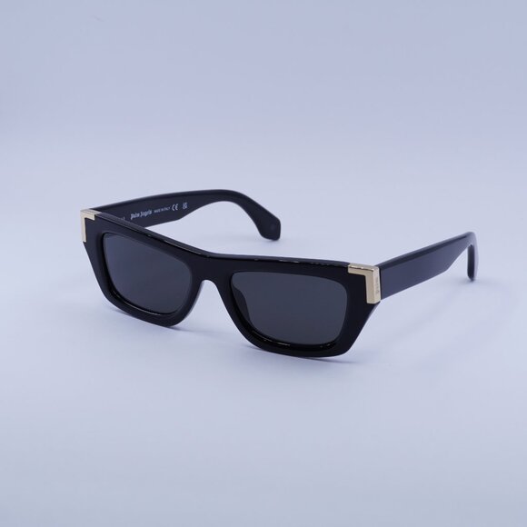 Palm Angels PERI10K MALIBU 1007 Sunglasses Black Cat Eye Frame, Grey Lenses - Picture 1 of 8